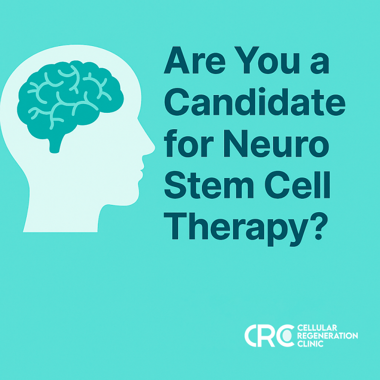 "Are you a candidate for neuro stem cell therapy graphic – Cellular Regeneration Clinic"