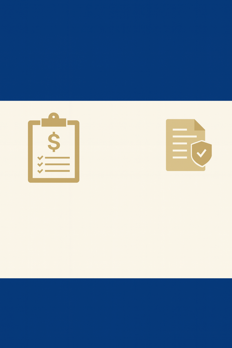 Insurance documents and billing icon representing stem cell therapy coverage