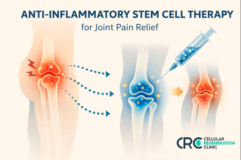 “Stem cell therapy reducing joint inflammation and chronic pain in knees and hips”